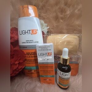 Light Up Lotion, soap and Serum